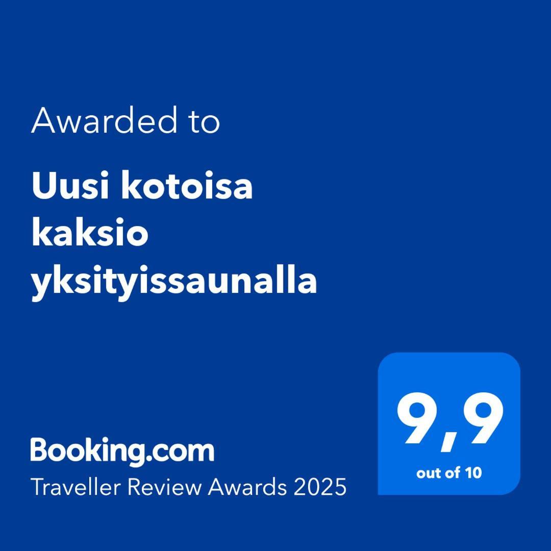 Uusi Kotoisa Kaksio Yksityissaunalla Rovaniemi Exterior foto